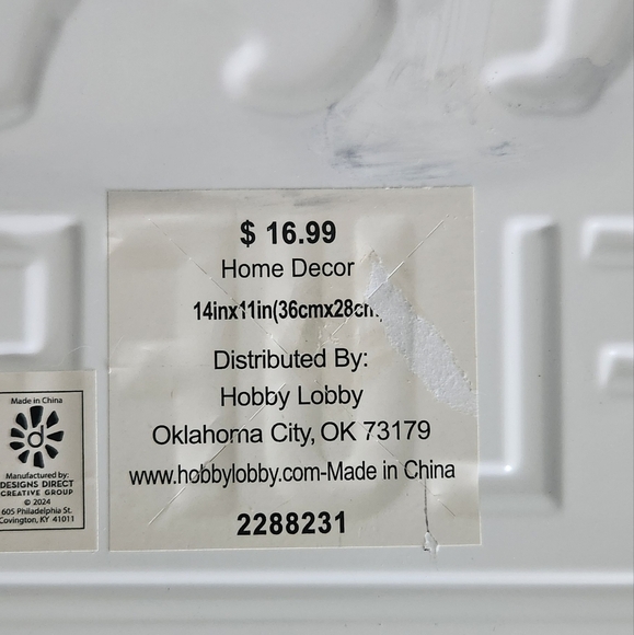 🐾 Hobby Lobby “Do Not Pet The Fluffy Dogs” Metal Sign – Rustic 14x11”, Preowned - Picture 6 of 9